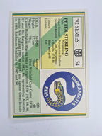 NRL 1992 Regina Base Card #54 Peter Sterling Parramatta Eels