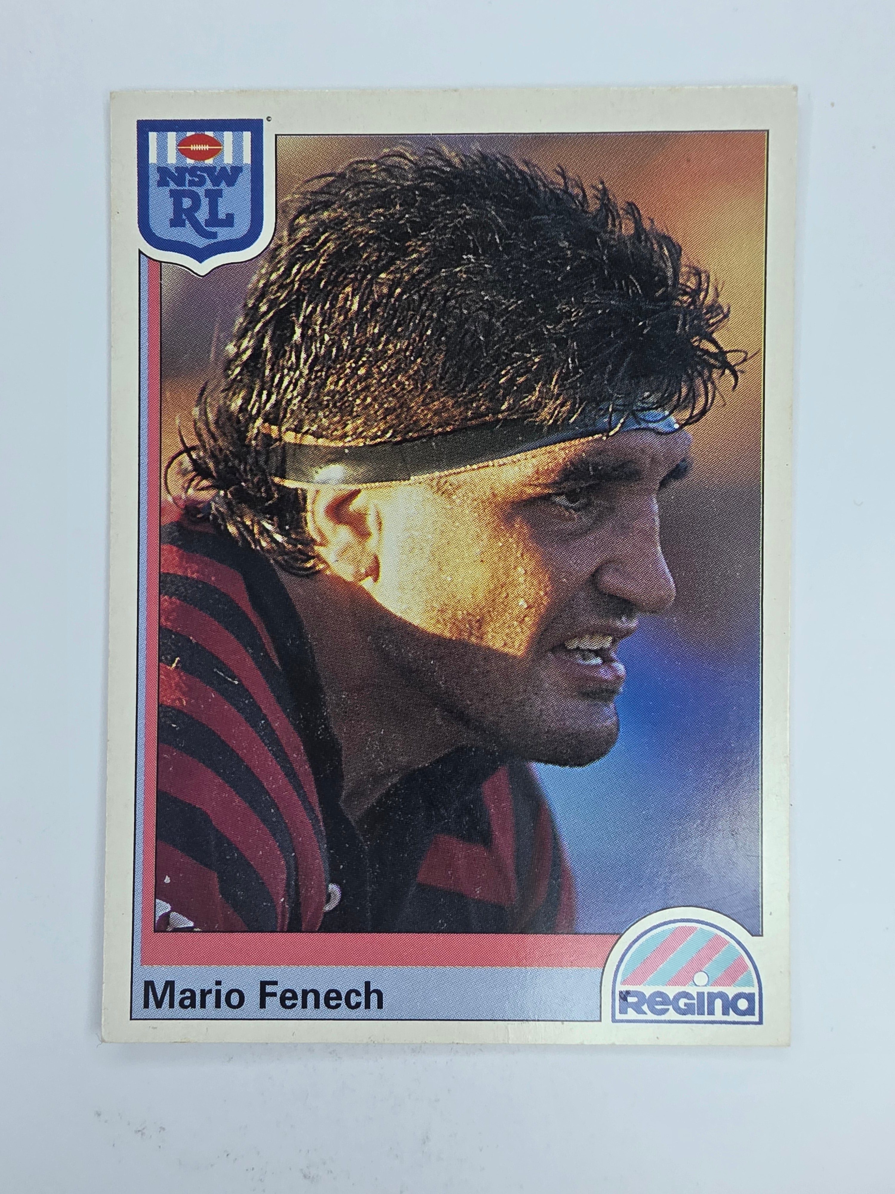 NRL 1992 Regina Base Card #56 Mario Fenech North Sydney Bears