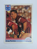 NRL 1992 Regina Base Card #57 Greg Florimo North Sydney Bears