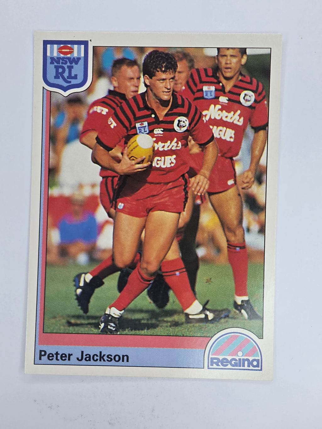NRL 1992 Regina Base Card #59 Peter Jackson North Sydney Bears
