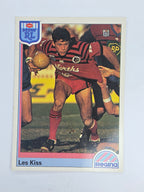 NRL 1992 Regina Base Card #60 Les Kiss North Sydney Bears *light damage*