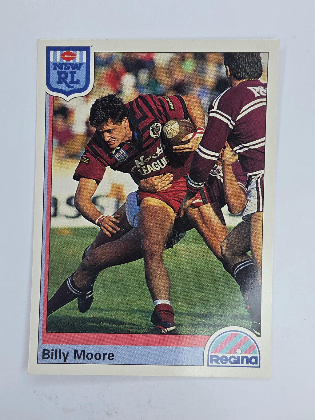NRL 1992 Regina Base Card #63 Billy Moore North Sydney Bears