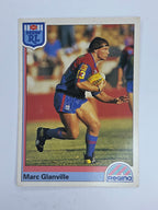 NRL 1992 Regina Base Card #68 Marc Glanville Newcastle Knights