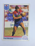 NRL 1992 Regina Base Card #73 Paul Marquet Newcastle Knights