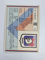 NRL 1992 Regina Base Card #73 Paul Marquet Newcastle Knights