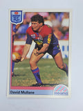 NRL 1992 Regina Base Card #74 David Mullane Newcastle Knights