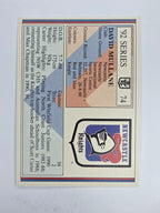 NRL 1992 Regina Base Card #74 David Mullane Newcastle Knights
