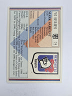 NRL 1992 Regina Base Card #75 Mark Sargent Newcastle Knights