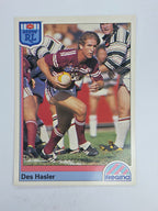 NRL 1992 Regina Base Card #78 Des Hasler Manly Warringah Sea Eagles