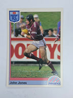 NRL 1992 Regina Base Card #82 John Jones Manly Warringah Sea Eagles