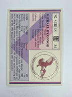 NRL 1992 Regina Base Card #84 Michael O'Connor Manly Warringah Sea Eagles