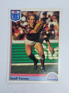 NRL 1992 Regina Base Card #87 Geoff Toovey Manly Warringah Sea Eagles