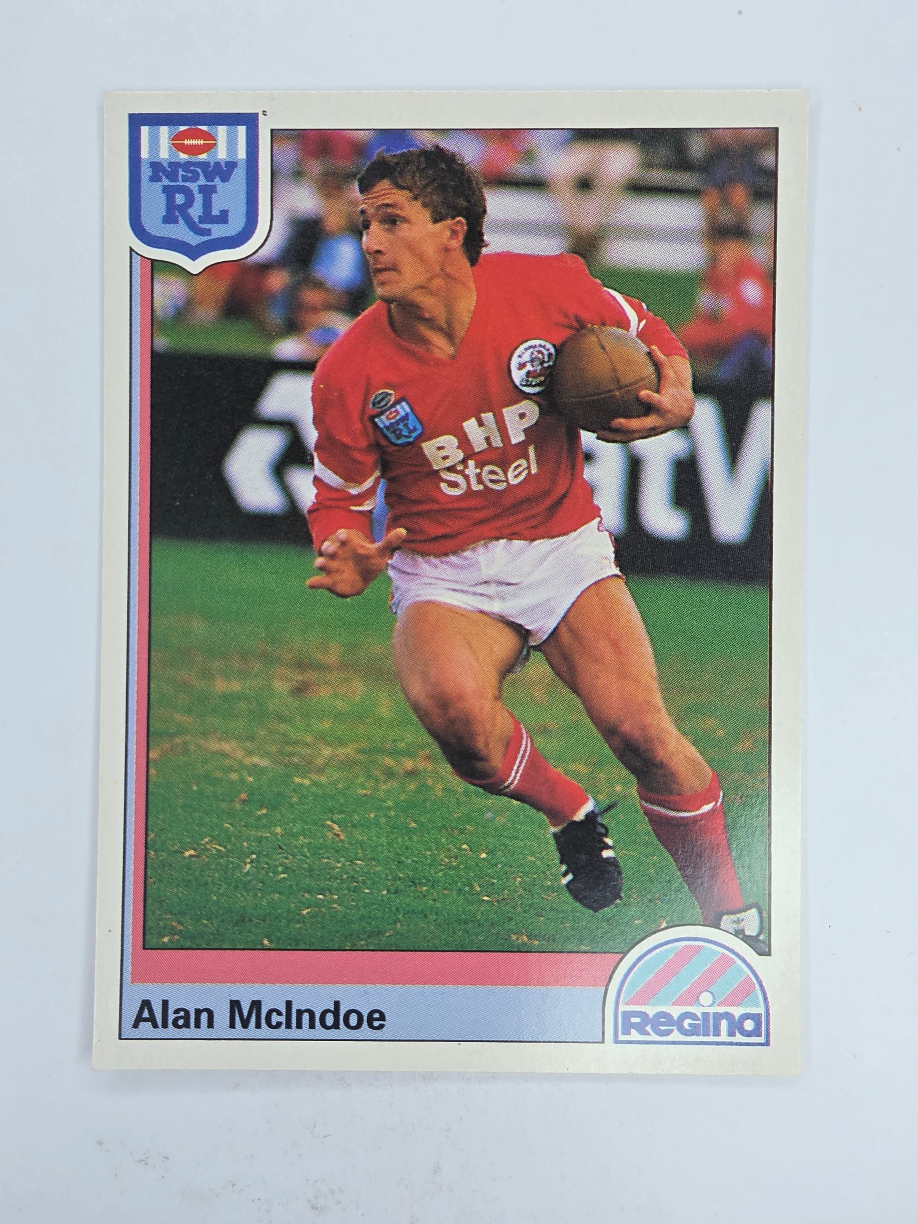 NRL 1992 Regina Base Card #89 Alan McIndoe Illawarra Steelers