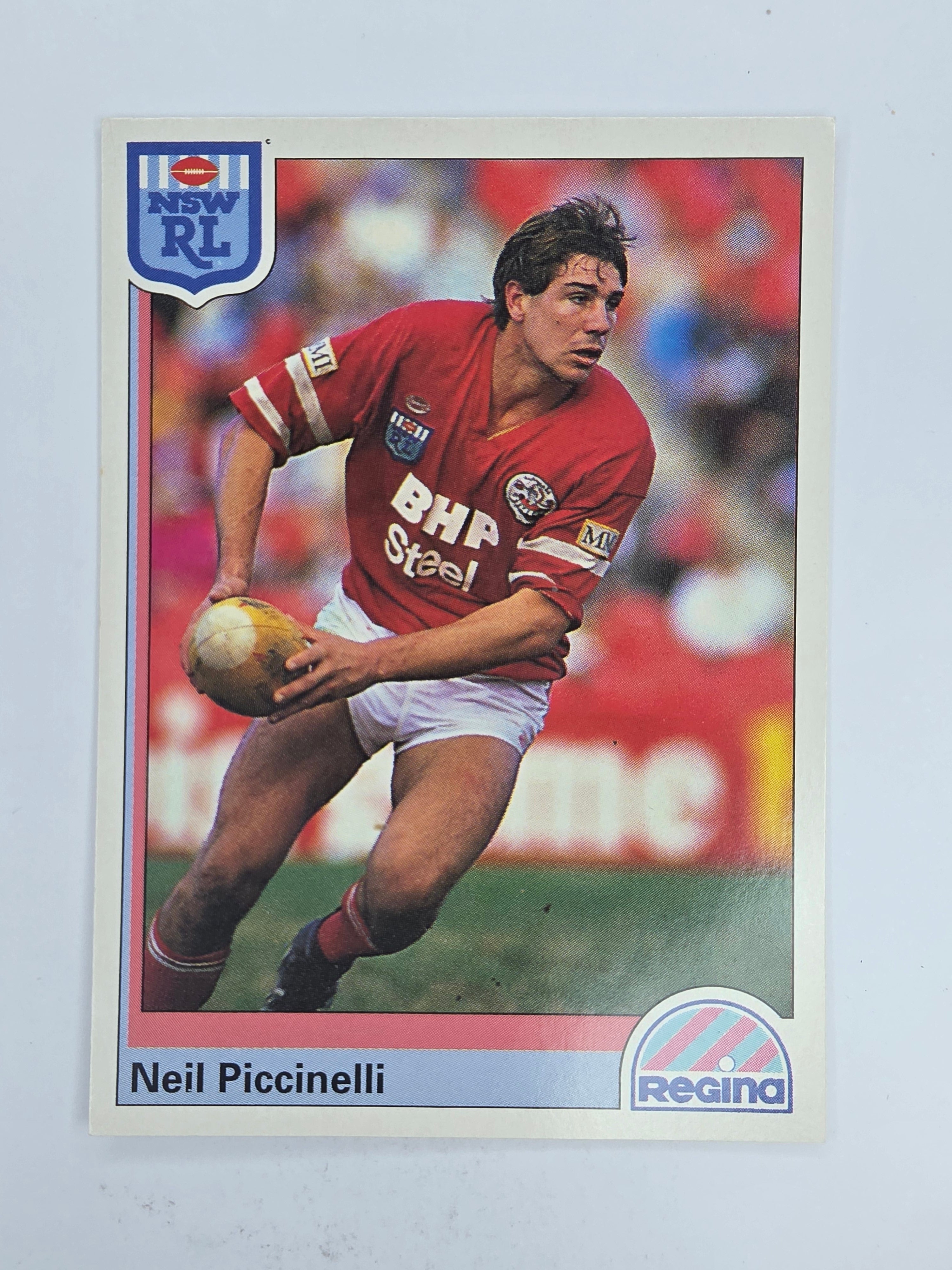 NRL 1992 Regina Base Card #91 Neil Piccinelli Illawarra Steelers