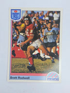 NRL 1992 Regina Base Card #92 Brett Rodwell Illawarra Steelers