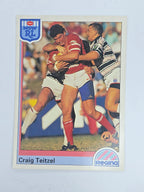 NRL 1992 Regina Base Card #96 Craig Teitzel Illawarra Steelers