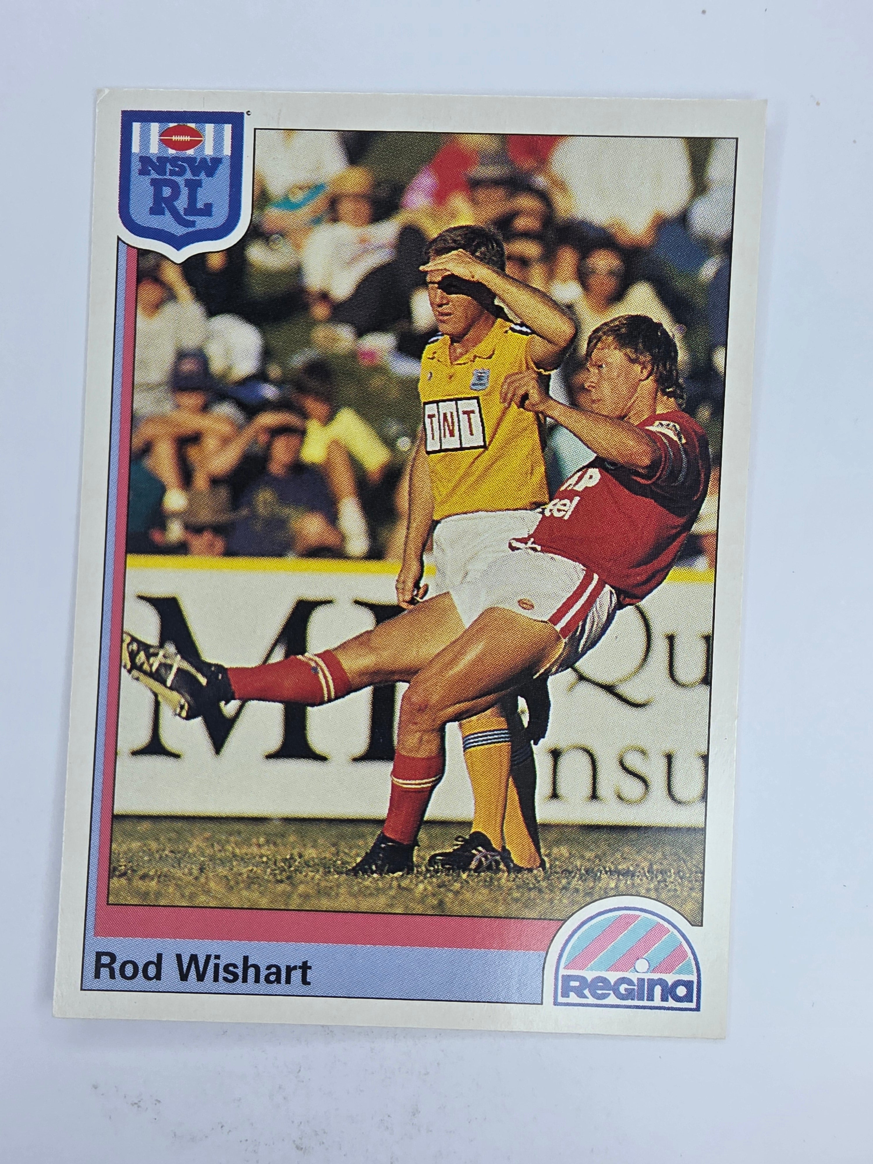 NRL 1992 Regina Base Card #98 Rod Wishart Illawarra Steelers