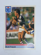 NRL 1992 Regina Base Card #99 Brett French Gold Coast Seagulls