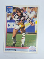 NRL 1992 Regina Base Card #100 Ray Herring Gold Coast Seagulls