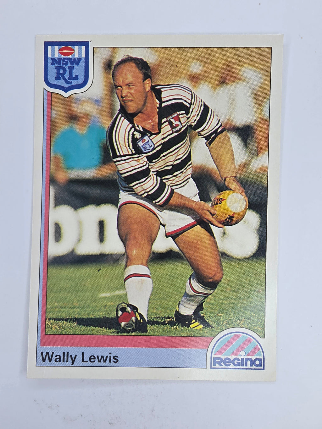 NRL 1992 Regina Base Card #103 Wally Lewis Gold Coast Seagulls