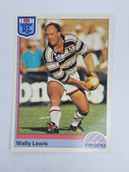 NRL 1992 Regina Base Card #103 Wally Lewis Gold Coast Seagulls