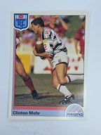 NRL 1992 Regina Base Card #105 Clinton Mohr Gold Coast Seagulls