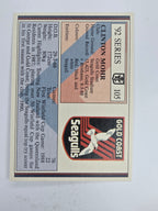 NRL 1992 Regina Base Card #105 Clinton Mohr Gold Coast Seagulls