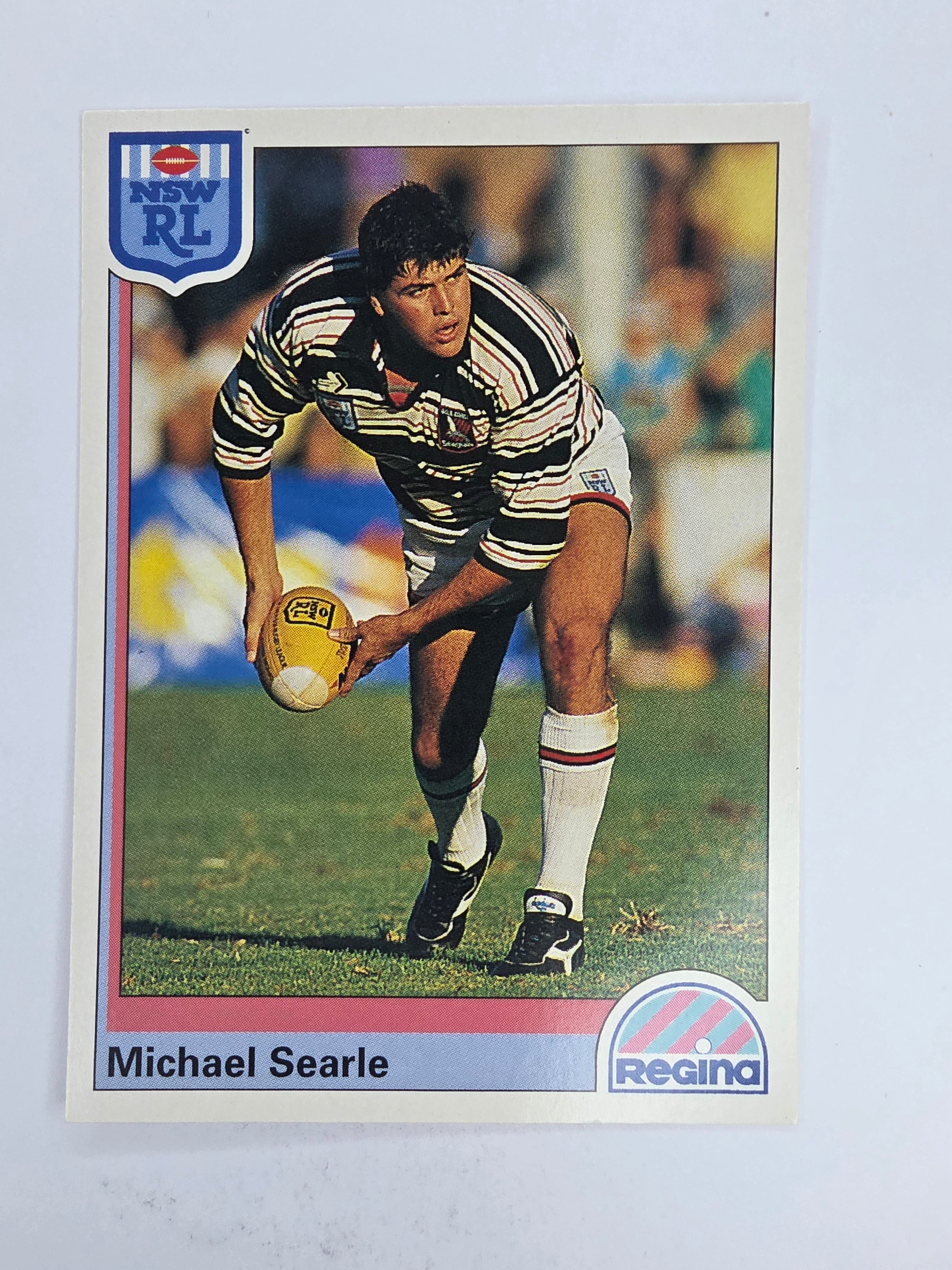 NRL 1992 Regina Base Card #107 Michael Searle Gold Coast Seagulls