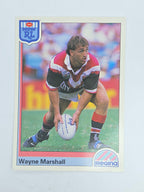 NRL 1992 Regina Base Card #115 Wayne Marshall Eastern Suburbs Roosters