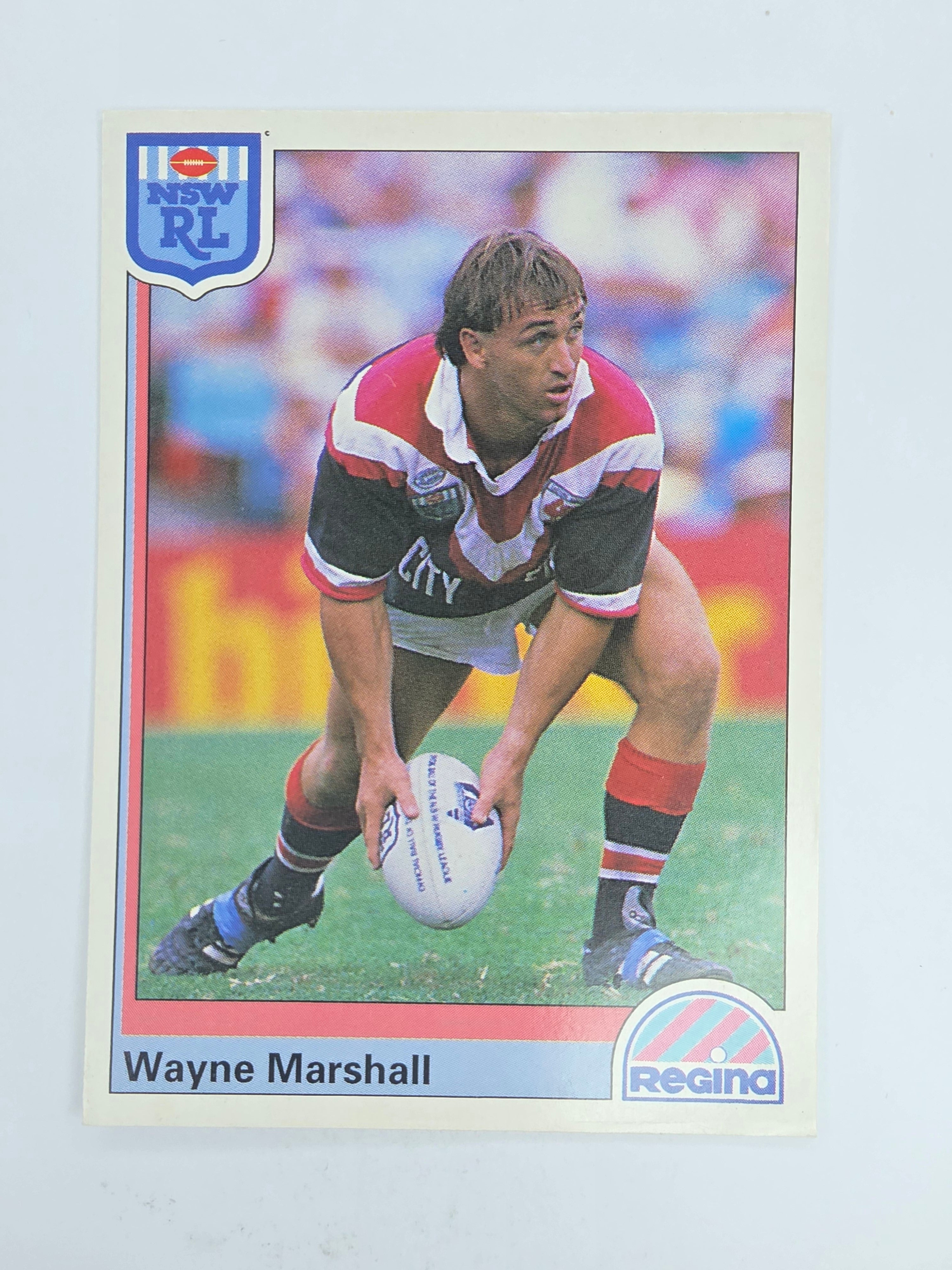 NRL 1992 Regina Base Card #115 Wayne Marshall Eastern Suburbs Roosters