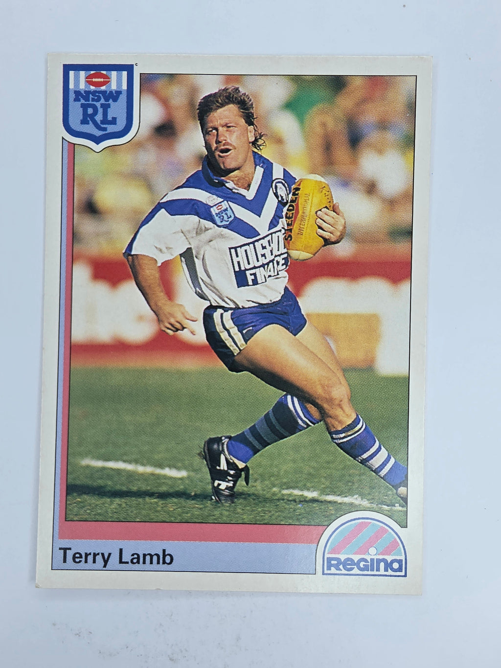 NRL 1992 Regina Base Card #133 Terry Lamb Canterbury Bankstown Bulldogs
