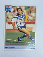 NRL 1992 Regina Base Card #133 Terry Lamb Canterbury Bankstown Bulldogs