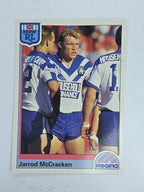NRL 1992 Regina Base Card #134 Jarrod McCracken Canterbury Bankstown Bulldogs