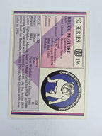 NRL 1992 Regina Base Card #136 Bruce McGuire Canterbury Bankstown Bulldogs