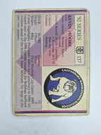 NRL 1992 Regina Base Card #137 Kevin Moore Canterbury Bankstown Bulldogs *damaged*