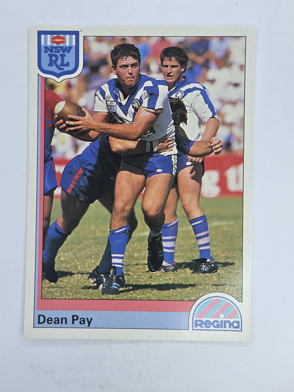 NRL 1992 Regina Base Card #138 Dean Pay Canterbury Bankstown Bulldogs