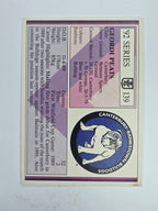 NRL 1992 Regina Base Card #139 Geordi Peats Canterbury Bankstown Bulldogs