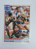 NRL 1992 Regina Base Card #140 Darren Smith Canterbury Bankstown Bulldogs