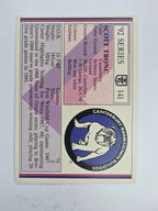 NRL 1992 Regina Base Card #141 Scott Tronc Canterbury Bankstown Bulldogs