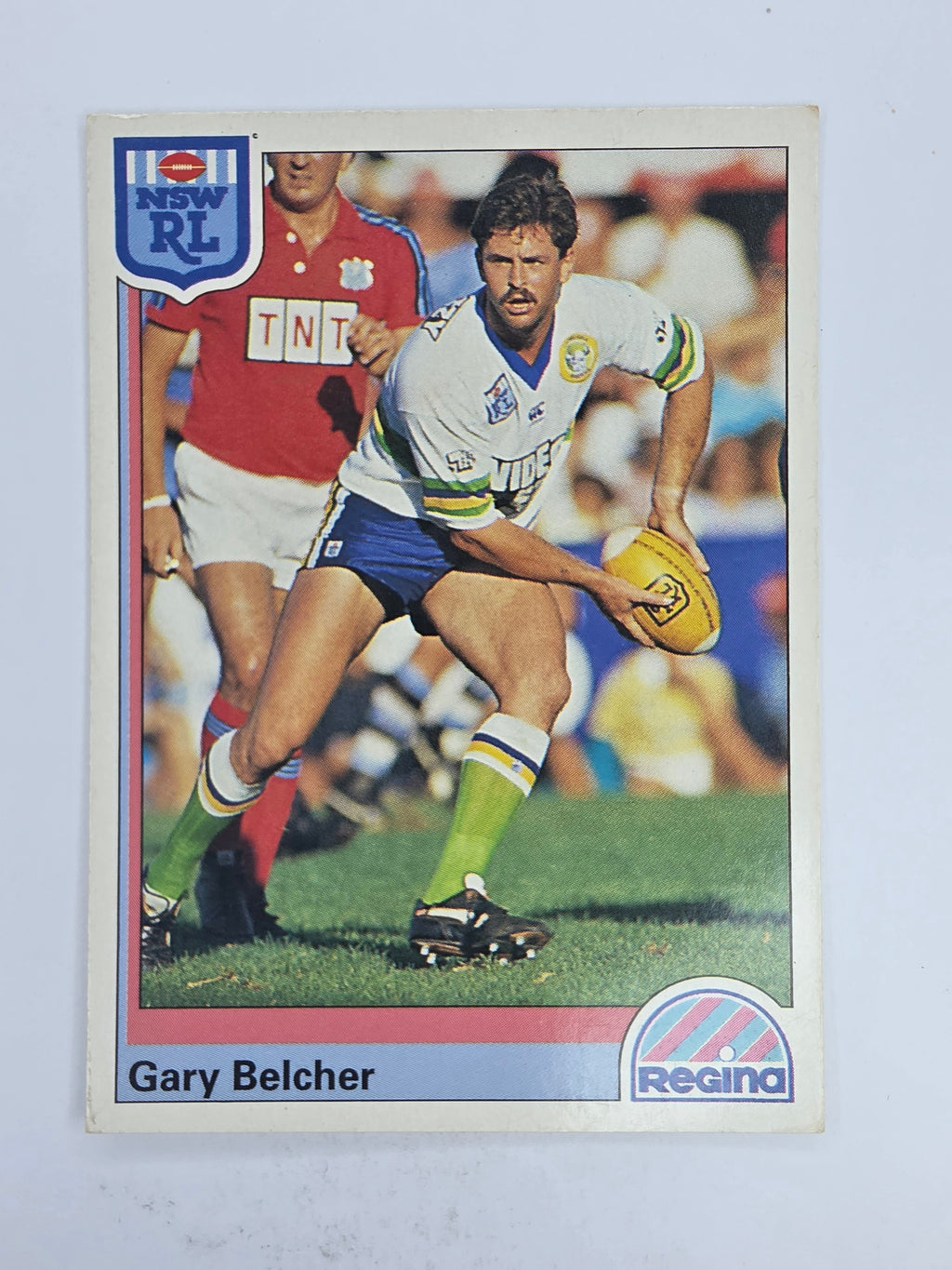 NRL 1992 Regina Base Card #142 Gary Belcher Canberra Raiders