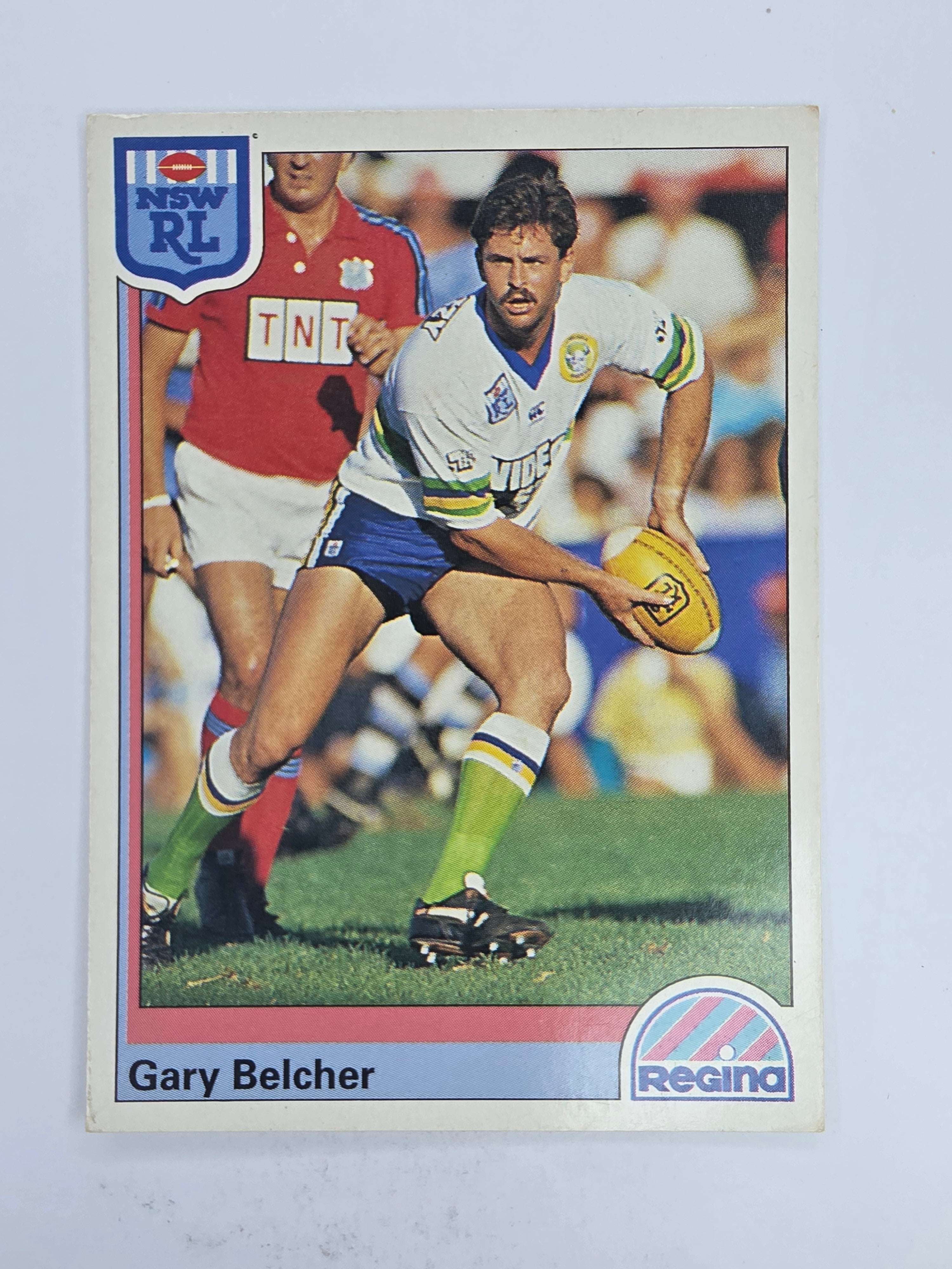 NRL 1992 Regina Base Card #142 Gary Belcher Canberra Raiders