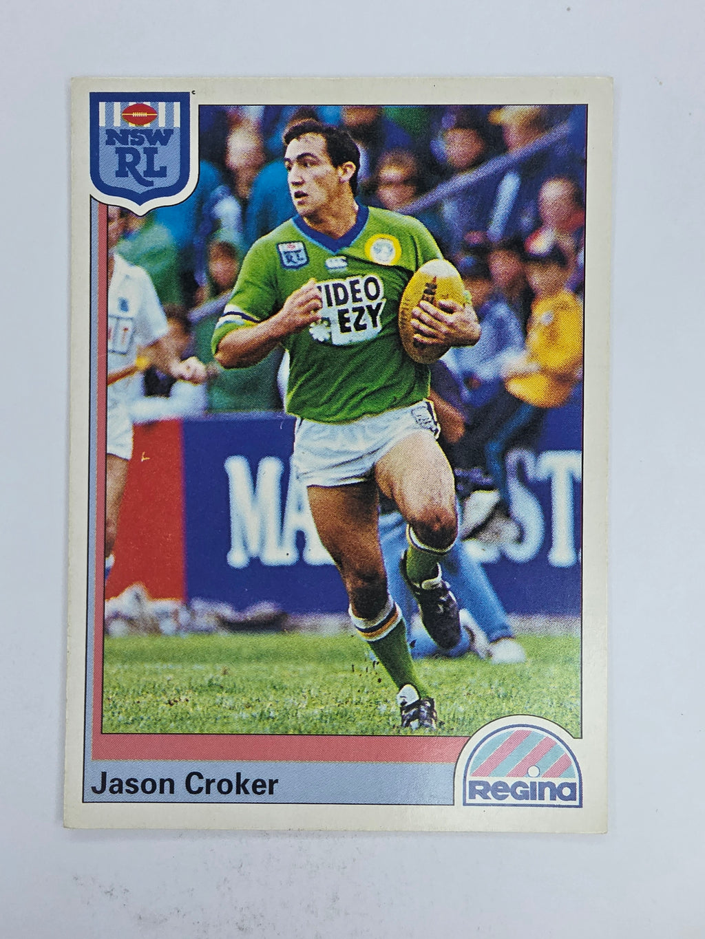 NRL 1992 Regina Base Card #146 Jason Crocker Canberra Raiders