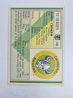 NRL 1992 Regina Base Card #146 Jason Crocker Canberra Raiders