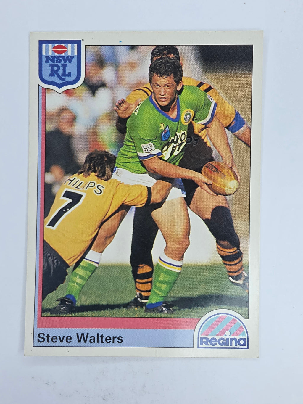 NRL 1992 Regina Base Card #151 Steve Walters Canberra Raiders