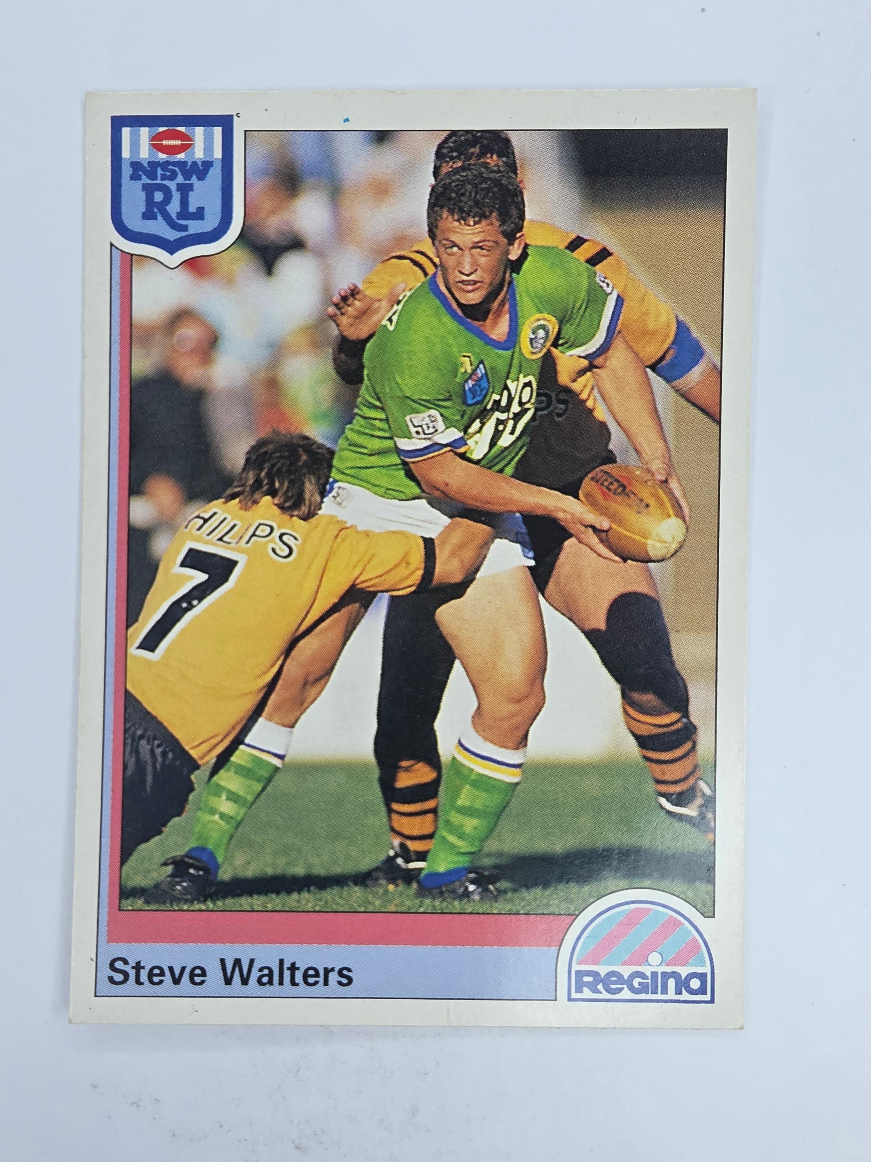 NRL 1992 Regina Base Card #151 Steve Walters Canberra Raiders