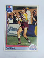 NRL 1992 Regina Base Card #157 Paul Hauff Brisbane Broncos