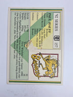 NRL 1992 Regina Base Card #157 Paul Hauff Brisbane Broncos