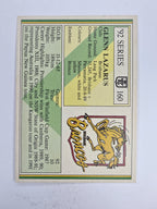 NRL 1992 Regina Base Card #160 Glenn Lazarus Brisbane Broncos