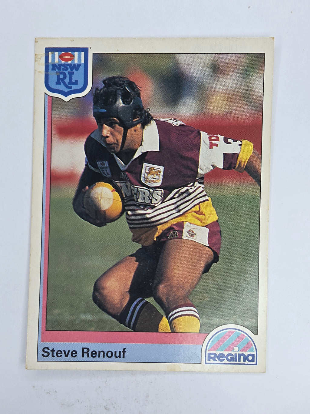 NRL 1992 Regina Base Card #161 Steve Renouf Brisbane Broncos