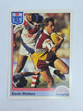 NRL 1992 Regina Base Card #163 Kevin Walters Brisbane Broncos